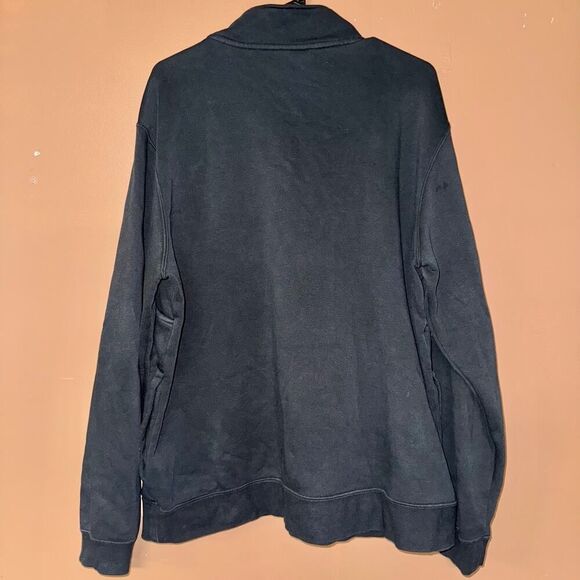 Nike Men's Vintage Black 1/2 Zip Pullover Athletic Fleece Jacket - Size XL - Picture 7 of 7